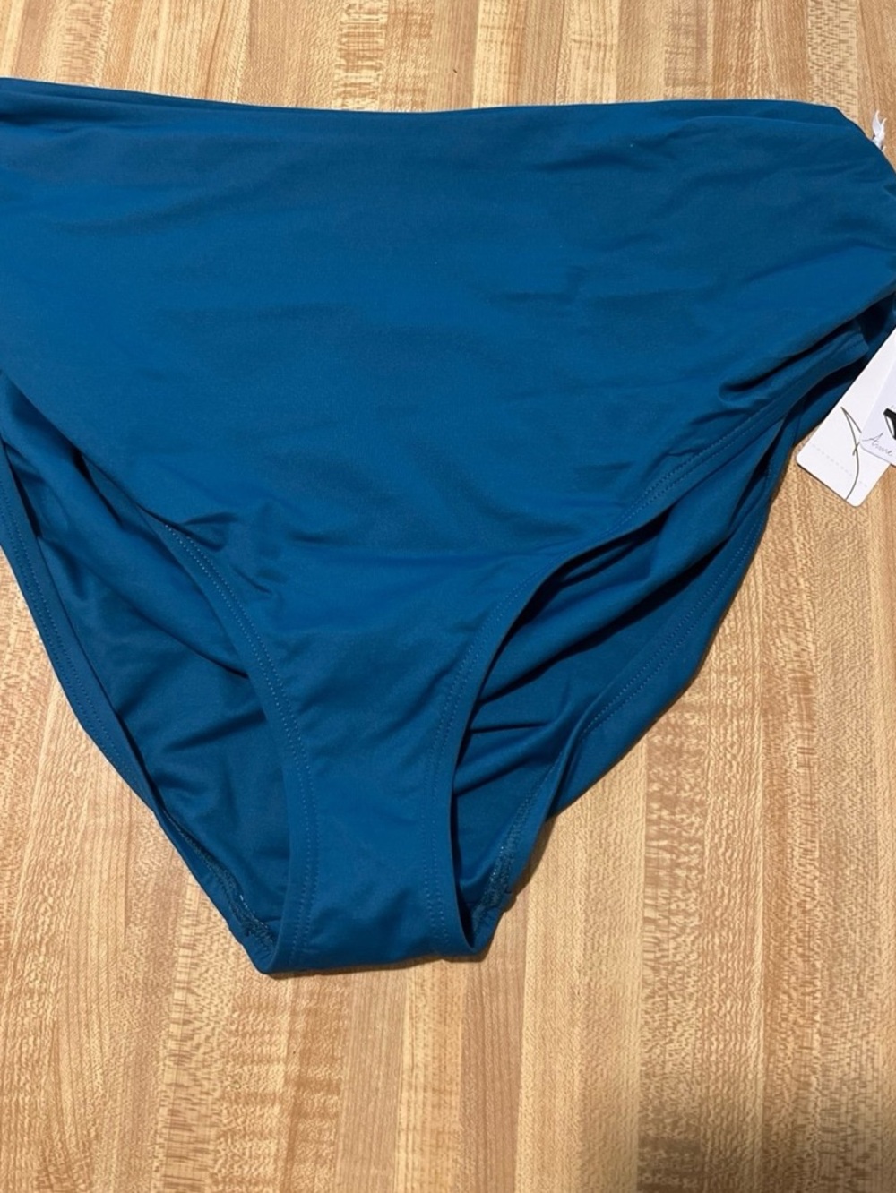 Anne Cole Convertible High Waisted Foldver Bottom NWT L - Picture 8 of 9